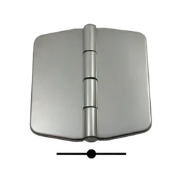 Marine Town Covered Hinge S/Steel Low Profile 74mm x 80mm x 7mm