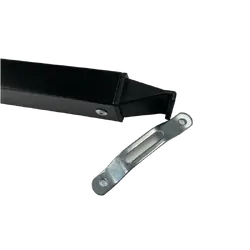 Coast To Coast Curved Awning Rafter Black Extends To 274cm