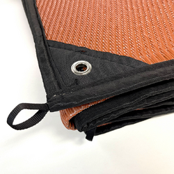 Coast to Coast RV Recycled Plastic Woven Camping Mat Coastal Sunset 2.4 X 4.2m