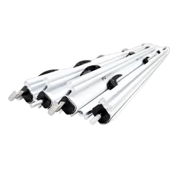 Aussie Traveller Anti-Flap Kit Long White & 2X Outback Explorer Curved Rafter Curvature: 55mm