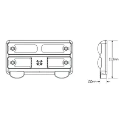 Combination Lamps 207BARL9