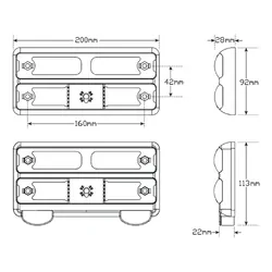 Combination Lamps 207BARLP2 (twin pack)