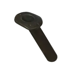 Rod Holder - Large Oval Head - 30 Deg. - Black