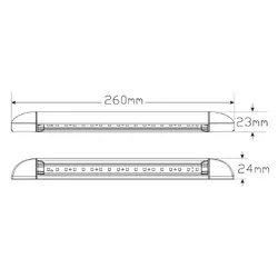 Awning Lights 23260BLKB