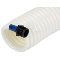 Shurflo Deck Wash Coil Hose 7.6M 3/4" Npt White