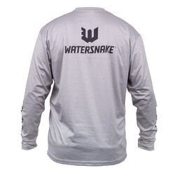 Watersnake Sublimated Long Sleeve Shirt Grey Adult Small