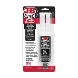 J-B Weld Plastic Bonder Adhesive Syringe Black 25ml