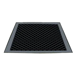 Affordable Camping Mats Gazebo Mat Grey/Black 3.0 x 3.0m