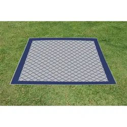 Affordable Camping Mats Gazebo Mat Navy/Grey 3.0 x 3.0m