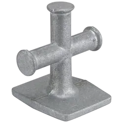 Cross Bollard 100mm Alloy Weld On