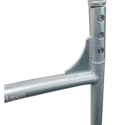 Relaxn T-Top Anodised Alloy -Folding Acrylic Black Canvas