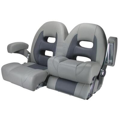 Relaxn Double Cruiser Series Seat Dark Grey/Light Grey