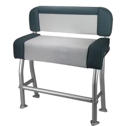 Relaxn Fixed Centre Console Anodised Alloy Frame White/Grey
