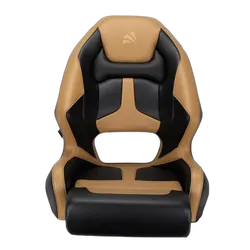 Relaxn Mako Premium Boat Seat Black Carbon & Tan