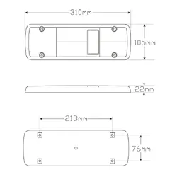 Combination Lamps 310ARW12-2 (Twin Pack)