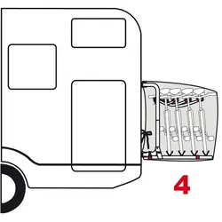 Fiamma Bike Cover Premium Grey Vinyl 08208B01