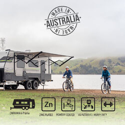Coast to Coast X4 Caravan Bike Rack - 4 Bike (3-Part Pick)