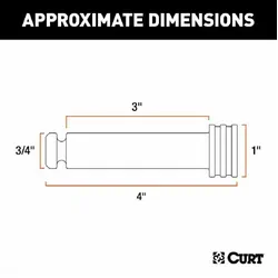 Curt Rebellion XD Spare Mounting Pins (X2). 45976-85
