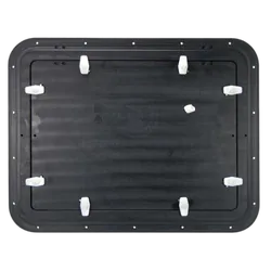 Ceredi Hatch Black Acetalic 743mm x 578mm Heavy Duty / Water Tight