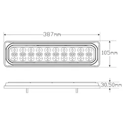 Combination Lamps 3855ARWMRCSB (Right)