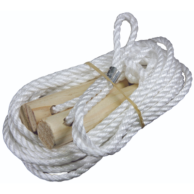 Supex Double Guy Rope Kit - 6  mm Rope, Hd Wood Slides & Springs