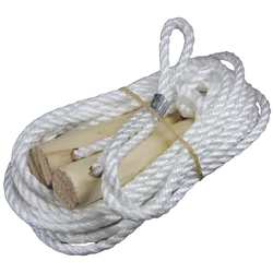 Supex Double Guy Rope Kit - 6 mm Rope, Hd Wood Slides & Springs