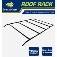 Coast Adjustable Roof Rack Black