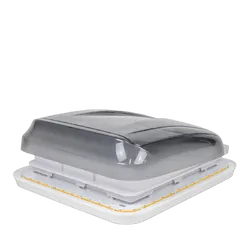 Aussie Traveller Roof Hatch 400 x 400 Smoke Black Lid