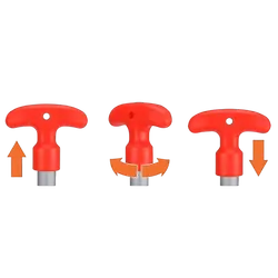 Paddle Mini Telescopic 530mm-1080mm (Orange)