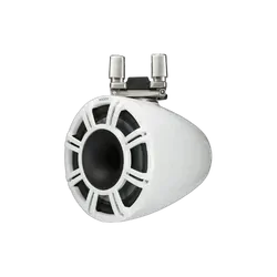 Kicker Marine 11" LED Wakeboard Tower Speakers (White)