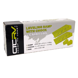 Coast RV 5000kg Levelling Ramp w/ Chock & Bag Kit