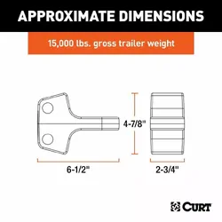 CURT Rebellion XD Tongue Attachment (50mm Tow Ball / 3500kg)