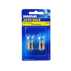Narva 12V 5W R5W BA15S Incandescent Globes (Blister Pack Of 2)