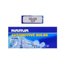 Narva 12V 4W BA9S T4W Incandescent Globes (Box Of 10)