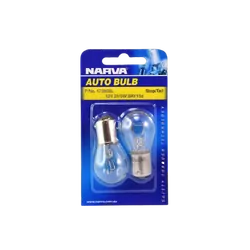 Narva 12V 21/5W BAY15D Incandescent Globes (Blister Pack Of 2)