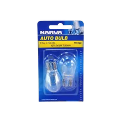 Narva 12V 21/5W W3 X 16Q W21/5W Wedge Globes (Blister Pack Of 2)