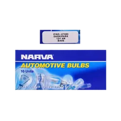 Narva 12V 6W BA9S Incandescent Globes (Box Of 10)