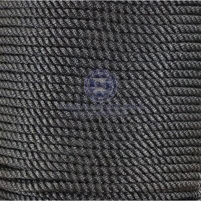 8mm x 200Mtr Polyester Rope - 3 Strand Black (Reel)