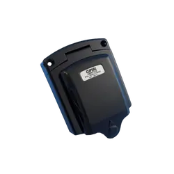 Clipsal External 15A Power Inlet. Black Cli435Vfs15Bk