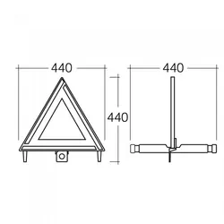 Narva Safety Triangles (Set Of 3). 84200