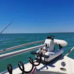 Cayman GPS SL 55lbs Thrust 12V - 54" Shaft Bow Mount Electic Motor (White)