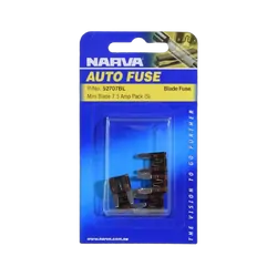 Narva 7.5 Amp Brown Mini Blade Fuse (Blister Pack Of 5)