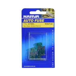Narva 30 Amp Green Mini Blade Fuse (Blister Pack Of 5)