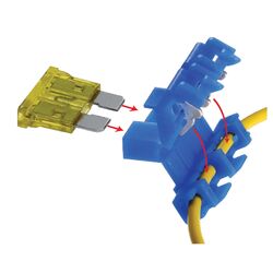 Narva Quick Connect' In-Line Standard Ats Blade Fuse Holder (Blister Pack Of 1)
