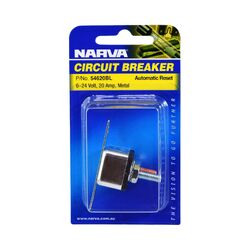 Narva 20 Amp Automatic Resetting Circuit Breaker (Blister Pack Of 1)