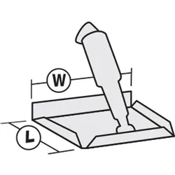Lenco 12 inch x 12 inch Edge Mount Trim Tab & Standard Tactile Switch Kit