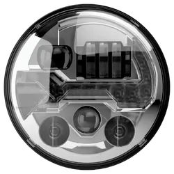 Model 8700 Evo 3 - 12V Led Headlight Insert Kit - Chrome