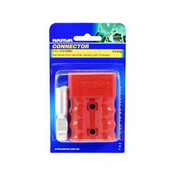 Narva Heavy-Duty 175 Amp Connector Housing Red (Blister Pack)