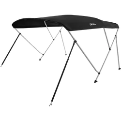 5 Oceans Marine 3 Bow Bimini & Rocket Launcher 1.7m - 1.9m Black