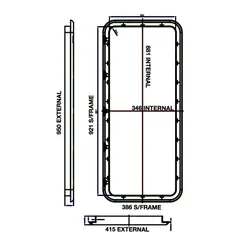 Coast To Coast Door 9 - Black 950 x 415.C8550F | Black Locks